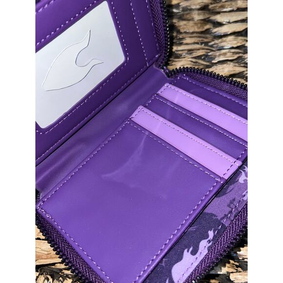 Loungefly Disney Sleeping Beauty Maleficent Mini Backpack Wallet - Picture 11 of 11